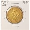 Image 1 : 1894-S $10 Liberty Head Eagle Gold Coin