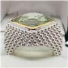 Image 2 : 54) BRASS GREEN AMETHYST MEN'S RING