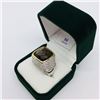 Image 2 : 56) BRASS SMOKEY TOPAZ MEN'S RING