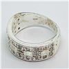 Image 2 : 60) STERLING SILVER CUBIC ZIRCONIA RING