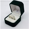 Image 3 : 60) STERLING SILVER CUBIC ZIRCONIA RING