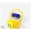 Image 1 : 83) LAPIS LAZULI RING