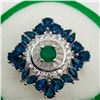 Image 1 : 86) STERLING SILVER CUBIC ZIRCONIA RING