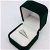 Image 4 : 88) 14K WHITE GOLD DIAMOND RING