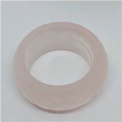 89) ROSE QUARTZ RING