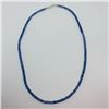 Image 5 : 91) STERLING SILVER TANZANITE NECKLACE