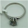 Image 3 : 98) 14K WHITE GOLD DIAMOND RING