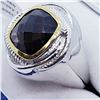 Image 2 : 102) BRASS MEN'S SMOKEY TOPAZ RING