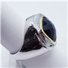 Image 3 : 102) BRASS MEN'S SMOKEY TOPAZ RING