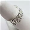 Image 2 : 120) STERLING SILVER MEN'S CZ RING