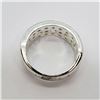 Image 3 : 120) STERLING SILVER MEN'S CZ RING