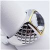 Image 2 : 124) BRASS MEN'S CRYSTAL RING