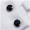 Image 2 : 133) 10K YELLOW GOLD SAPPHIRE EARRINGS