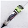 Image 2 : 134) STERLING SILVER PERIDOT RING