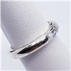 Image 2 : 137) STERLING SILVER CUBIC ZIRCONIA RING