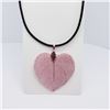 Image 2 : 141) NATURAL LEAF PENDANT FASHION NECKLACE
