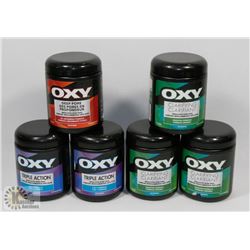 BAG OF ASSORTED OXY ACNE PADS