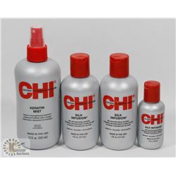LOT OF CHI ASSORTED HAIR PRODUCTS