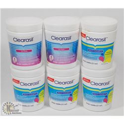 BAG OF ASSORTED CLEARASIL CLEANSING PADS