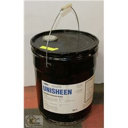 PAIL OF UNISHEEN HIGH GLOSS CONCRETE SEALER
