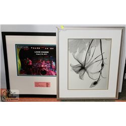 LOT OF TWO FRAMED PICTURES