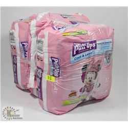 3 PACKS OF 22 HUGGIES PULL-UPS SIZE 3T-4T