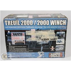 NEW CHAMPION 2000 LB. WINCH