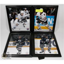 OILERS FRAMED PICTURES 8X10 INCL RYAN SMYTH.