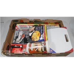 FLAT OF ASSORTED HOUSEHOLD INCL STARFRIT KABOB