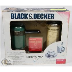 VINTAGE 1996 BLACK & DECKER ESPRESSO`