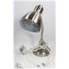 Image 1 : STAINLESS STEEL DESK LAMP W/A USB MINI LED LIGHT