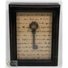 Image 1 : WOOD SHADOW BOX KEY HOLDER BOX -