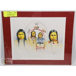 ART TITLED YESTERDAY  AND TOMORROW SIGNED DANIEL