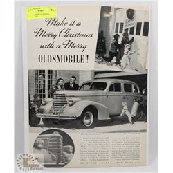 1938 OLDSMOBILE ORIGINAL ADVERTISING.