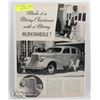 Image 1 : 1938 OLDSMOBILE ORIGINAL ADVERTISING.