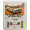 Image 1 : 1965 FORD TRUCKS ORIGINAL ADVERTISING.