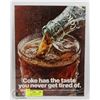 Image 1 : VINTAGE COCA COLA ORIGINAL ADVERTISING