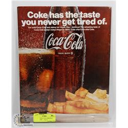 VINTAGE COCA COLA ORIGINAL ADVERTISING