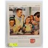Image 1 : 1956 COCA COLA ORIGINAL ADVERTISING