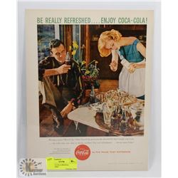 1959 COCA COLA ORIGINAL ADVERTISING