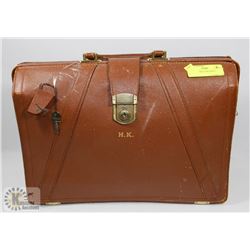 VINTAGE BRIEF CASE W/KEY (JAPAN)
