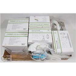 LOT OF 7 RECESSED LIGHTS, NEW