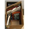 Image 1 : BOX OF VARIETY SIZES PICTURE FRAMES.