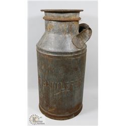 VINTAGE NORTH BATTLEFORD CO-OP MILK CHURN