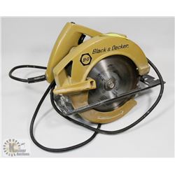 BLACK & DECKER CIRCULAR SAW GREENISH BROWN.