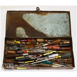 METAL BOX WITH SCREW DRIVERS