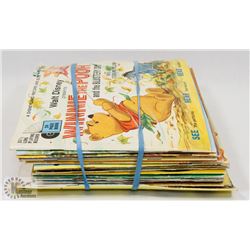 LOT OF VINTAGE DISNEY RECORDS+BOOKS
