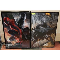 LOT OF 2 BATMAN AND SPIDERMAN