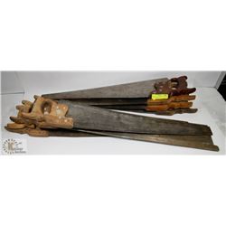 LOT OF 8 HAND SAWS.