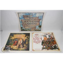 LOT OF 3 VINTAGE 1976, 1978, 1979 LORDS OF THE